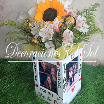 Arreglos Florales "Amor cúbico"