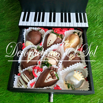 Arreglos Frutales "Eres mi nota musical"