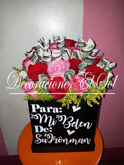 Arreglo Floral “Soy millonario gracias a ti”