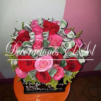 Arreglo Floral “Soy millonario gracias a ti”