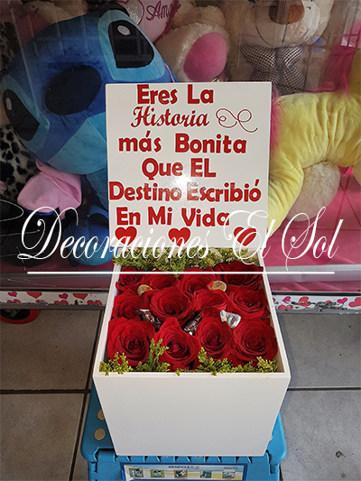 Arreglo Floral “Las cajas del Amor” De Rosas
